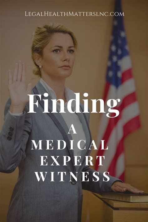 Finding A Medical Expert Witness With Legal Health Matters Medical
