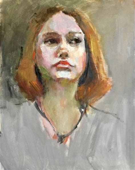 Connie Chadwell S Hackberry Street Studio Jessye Oil Portrait Sketch