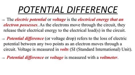 Potential Difference - Note - Google Slides | Potential 