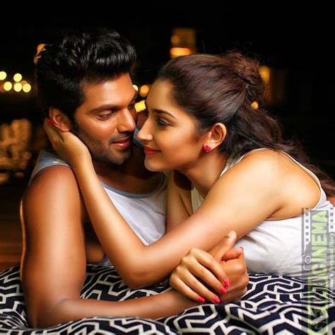 ghajinikanth tamil movie hd stills arya sayesha saigal gethu cinema romantic couples