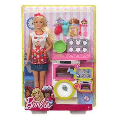 #manualidolls,#casademuñecas,#manualidadesconmuñecas, ➳ te enseño como hacer una cocina completa al estilo unicornio kawaii para tus muñecas barbie con. Barbie Bakery Chef Doll & Playset | Walmart Canada