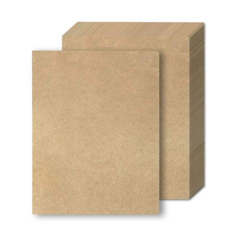 Brown Kraft Paper 48 Pack Letter Sized Stationery Paper 85 X 11