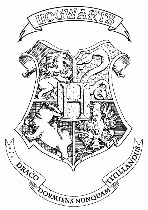 Search through 623,989 free printable colorings at getcolorings. Hogwarts Crest Coloring Page Best Of Harry Potter Hogwarts ...