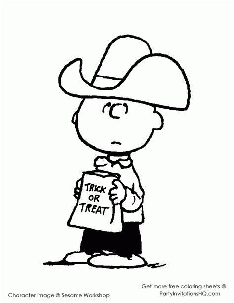 Charlie Brown Great Pumpkin Coloring Pages Coloring Home