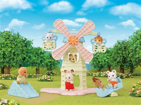 Calico Critters Baby Windmill Park Kite And Kaboodle