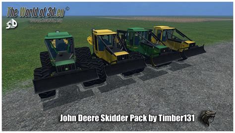 John Deere Skidder Mod Pack V11 Farming Simulator 19 17 22 Mods