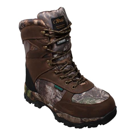 Tecs Mens Size 85 Camo Brown 10 In Hunting Boots 9871 W085 The