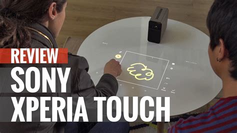 Sony Xperia Touch Review The Projector With A Touch Of Android Youtube