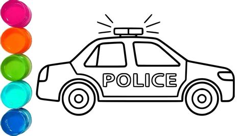 Of vind je blauw een betere kleur? Awesome Police Car Coloring Pages Toddlers that you must ...
