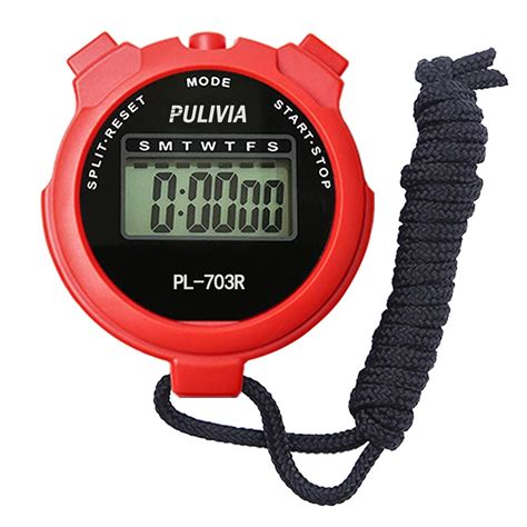 Buy Pulivia Sports Stopwatch Timer Lap Split Memory Stopwatch With