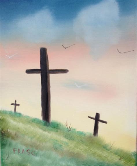 Rugged Cross Painting By Gary Frascarelli Fine Art America