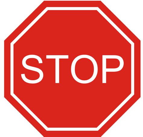 Sign Stop Png Transparent Image Download Size 800x767px