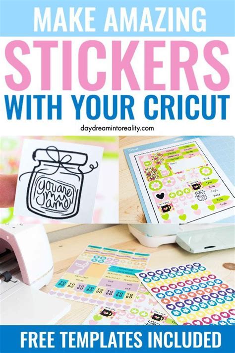 How To Make Stickers With Your Cricut Free Sticker Layout Templates