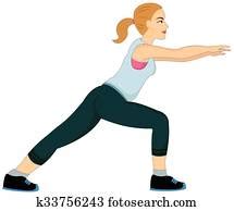 Stretching Clip Art | Our Top 1000+ Stretching Vectors | Fotosearch