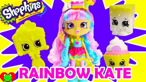 Shopkins Rainbow Kate Shoppie Doll Youtube