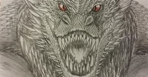 my drawing of drogon from game of thrones for those who don t watch album on imgur