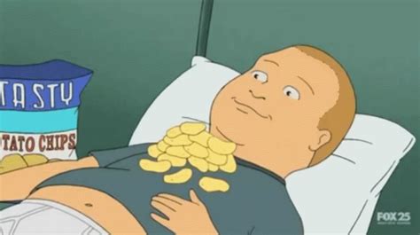 Bobby Hill Eating In Bed 