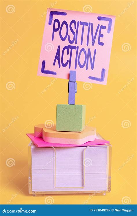 Sign Displaying Positive Action Concept Meaning Doing Good Attitude