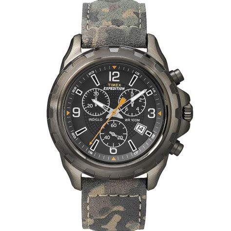 Timex Men S Watch Expedition Rugged Chrono T49987 Quartz New Fashion
