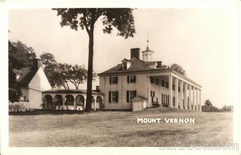 View Of Mount Vernon Virginia Postcard
