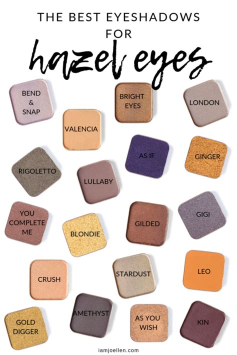 The Best Eyeshadows For Hazel Eyes I Am Joellen