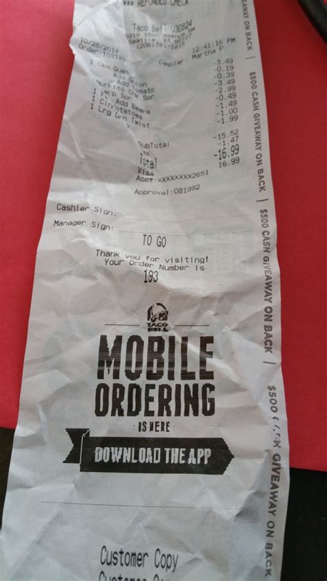 Bonus card is valid until december 24th and redeemable online only solely for food or drink. Testing Taco Bell: Our first mobile ordering experience ...