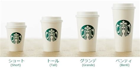 Starbucks cup sizes tall venti grande trenta drink sizes. スタバサイズの読み方は？結局どれがお得なの？容量・値段・カロリーを比較! | スタバに暮らす
