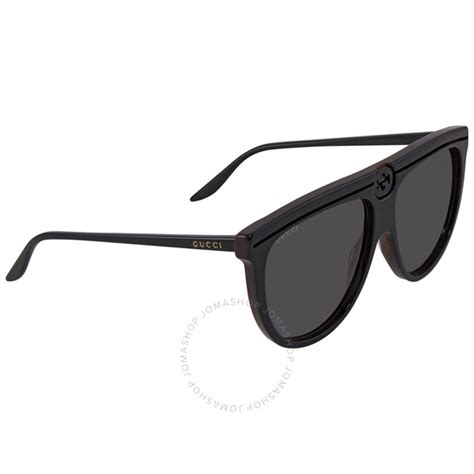 Gucci Grey Browline Ladies Sunglasses Gg0732s 001 61 889652294919