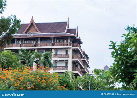 Thai Modern Architecture Stock Photo Image Of Tropical 58081982