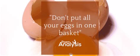 Dont Put All Your Eggs In One Basket Meaning And Origin