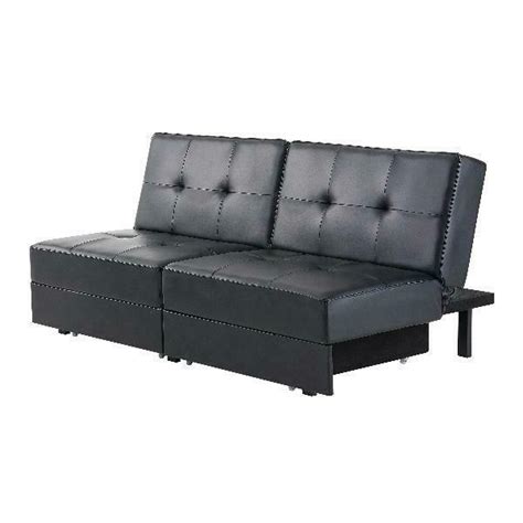 You'll receive email and feed alerts when new. Mainstays Memory Foam Tufted Storage Futon PU Leather