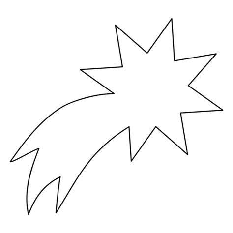 Falling Star Stroke Icon 10 Transparent Png And Svg Vector