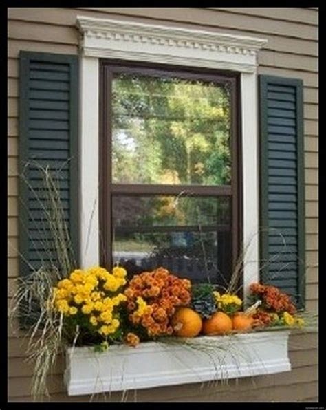Cheap And Easy Fall Window Boxes Ideas 22 Window Box Flowers Fall