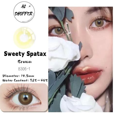 Sweety Spatax Contact Lens Lenses Ready Stock 0power Lazada