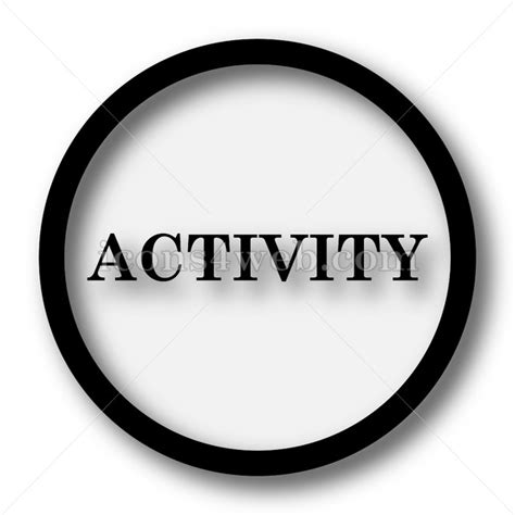 Activity Simple Icon Activity Simple Button
