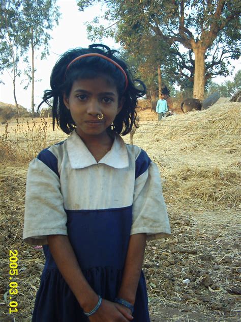 Beautiful School Girl From A Small Village Outside Nasik Yoga Living School Girl Beautiful