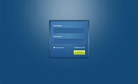 6 Clean Colorful 3d Login Panel Psd And Csshtml Welovesolo