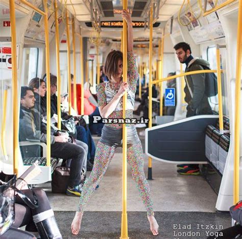 عکس های دیدنی از رقص دختر در مترو