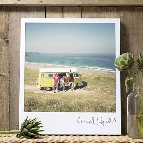Personalised Giant Retro Style Photo Canvas By The Drifting Bear Co Photo Canvas Canvas Photo
