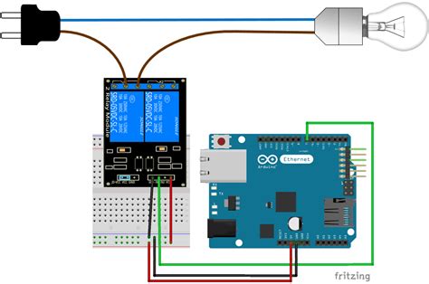 Arduino Ethernet Web Server With Relay Arduino Arduino Projects Web
