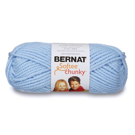 Bernat Softee Chunky Yarn Baby Blue