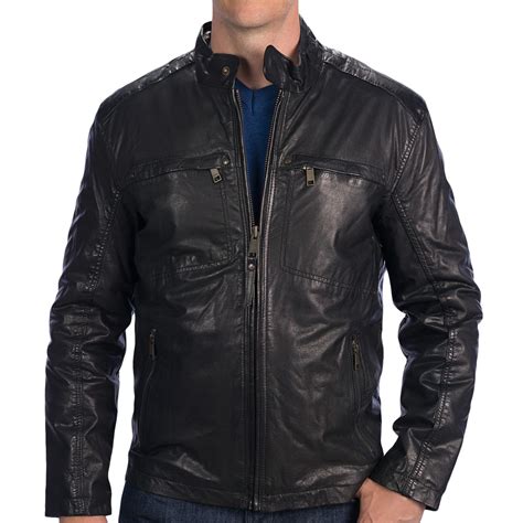 Marc New York By Andrew Marc Vine Leather Moto Jacket For Men
