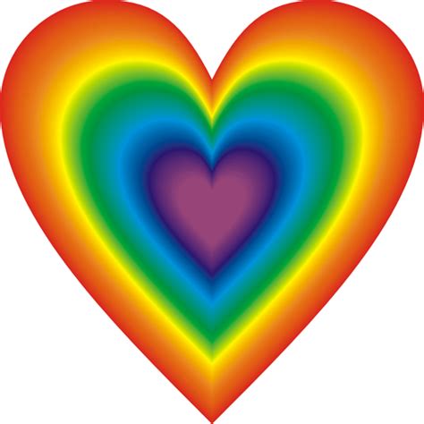 Rainbow Heart 14pc By Dr Yukon On Deviantart
