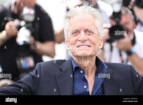 Cannes France 16th May 2023 Us Actor Michael Douglas Attends A
