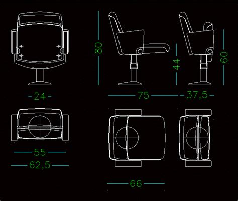 Seats For Cinema 2d Dwg Block For Autocad • Designs Cad