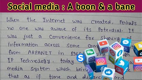 Social Media A Boon And A Bane Essay How Social Media Affecting