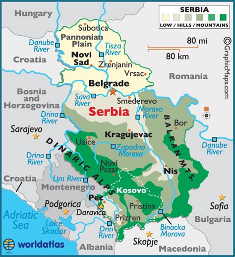 Serbia Maps And Facts Serbia Map Europe Map