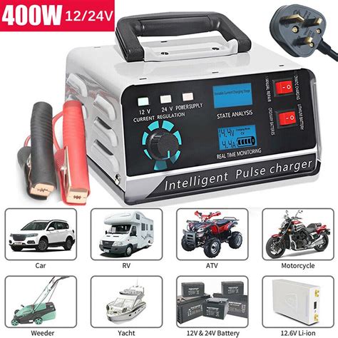 High Power Automatic Battery Car Battery Charger 12v 24v Car Battery
