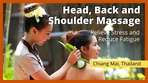 Head Back And Shoulder Massage Relieve Stress And Reduce Fatigue