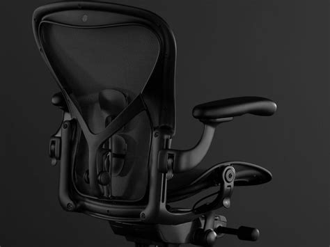 Hermanmiller Aeron Chair Ergonomic Gaming Seat Has Injected Molded Foam